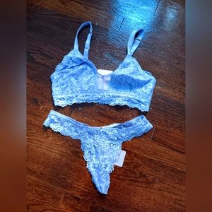 Savage Fenty LAVENDER thong and bra Set Sz XL/ 1X